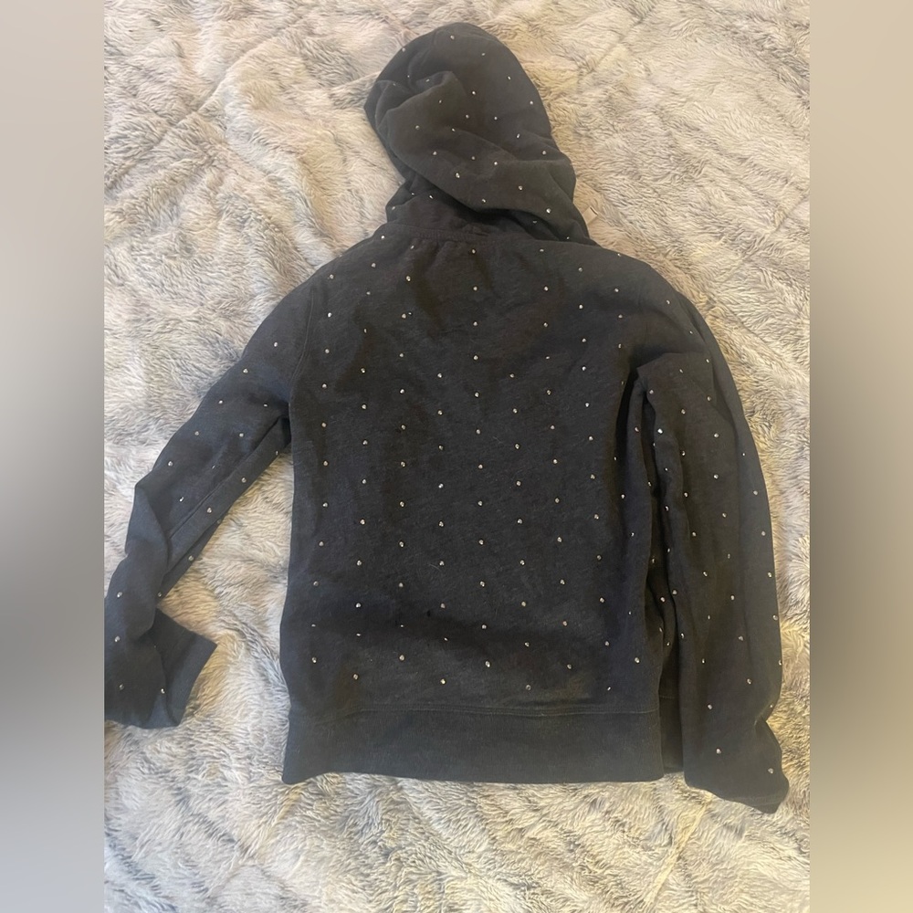 Express hoodie covered in gems